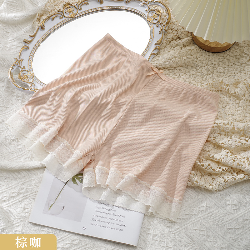 Pantalones de seguridad sin costuras finos de verano Fábrica al por mayor boxeadores de fondo de algodón de tamaño libre calzoncillos de boxeador anti-Exposición para mujeres