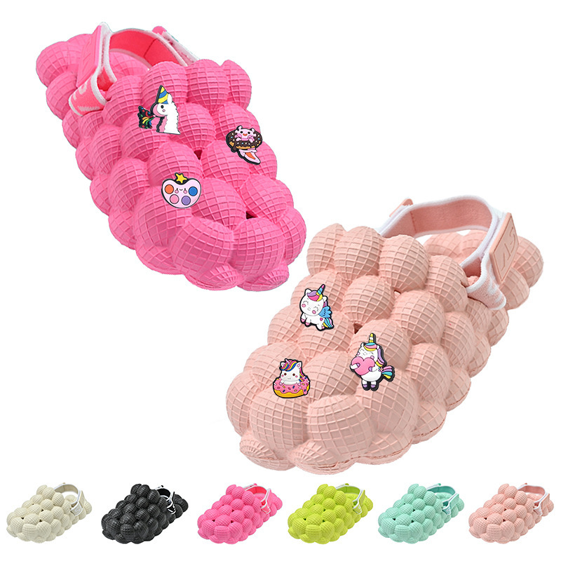 EVA beach children litchi shoes peanut shoes bubble slides summer new sandals strap slippers wholesale EVA beach children litchi shoes peanut shoes bubble slides summer new sandals strap slippers wholesale
