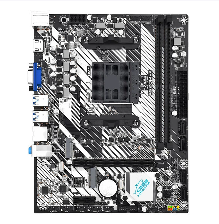 Jinsha A520M-K WIFI M.2 слот игровой материнской платы (AMD A520/Socket AM4)