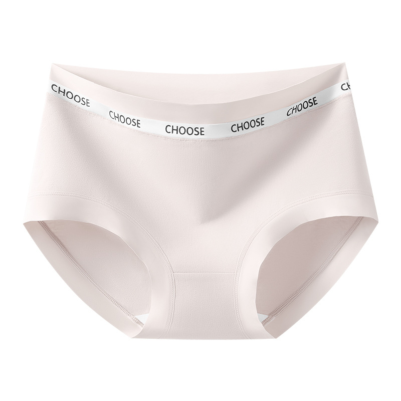 Algodón puro 2024 nuevos calzoncillos antibacterianos de cintura media de algodón puro 7A antibacteriano mujer transpirable algodón de clase A refrescante.
