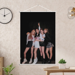 Star peripherals Blackpink Lisa Kim Ji-ni Kim Ji-soo Park Chae-young hanging painting decorative painting 60X90CM