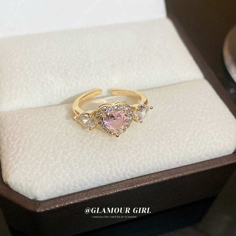П fashionable ring with zircon?