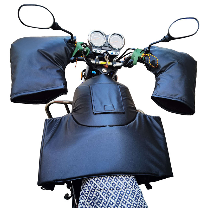 Extended Chest Protector, Leg Protector, Waist Protector, Motorcycle Windproof Quilt, Winter Warmth, Fleece-Lined and Thickeneding, Fully Surrounded to Prevent Cold