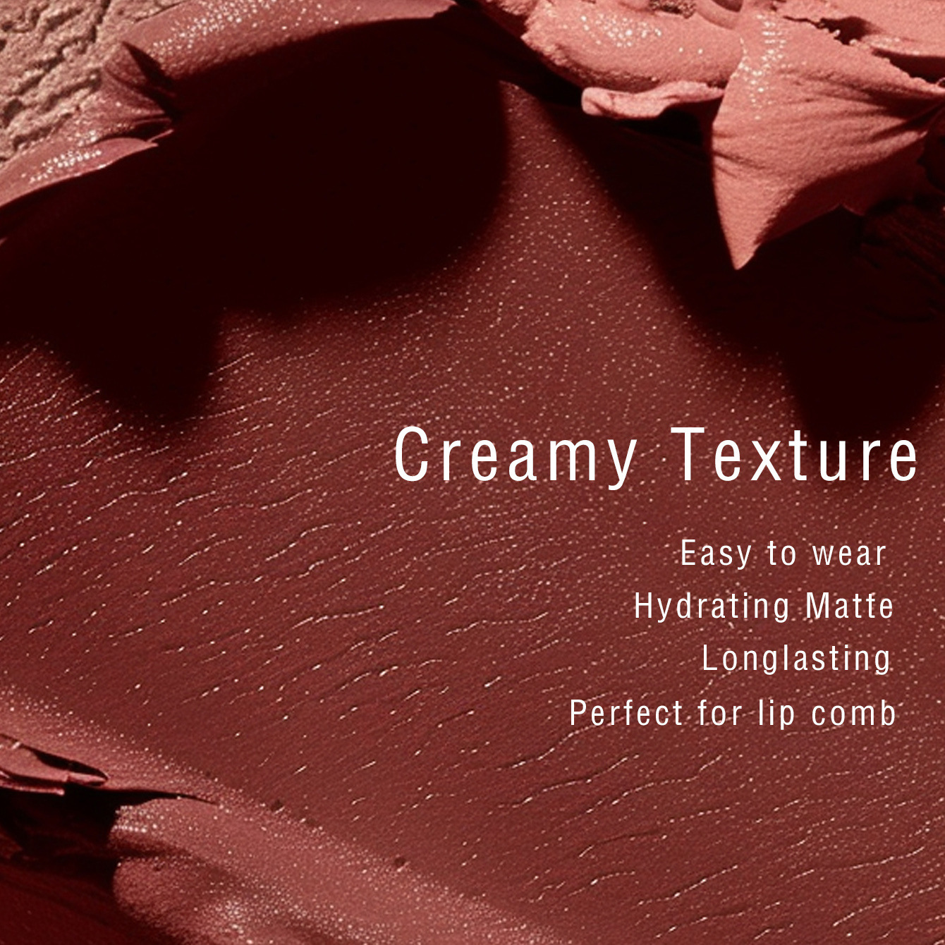 New Peach Nude semi-matte Silky Mist Lipstick Long-lasting waterproof brightening surface easy to color_voghion.com