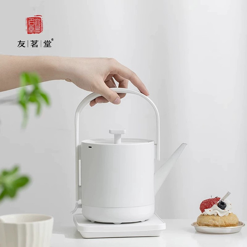 Youmingtang electric kettle household tea kettle electric kettle electric kettle bottom black and white simple kettle