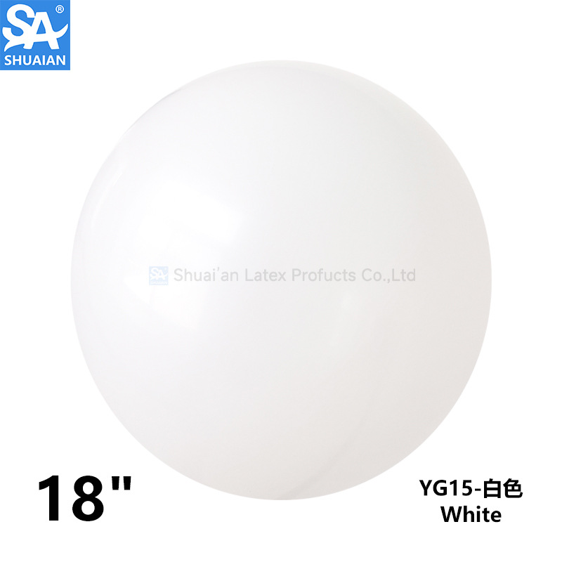 18 inch matte balloon birthday party decoration wedding park ball opening layout suit round big balloon wholesale