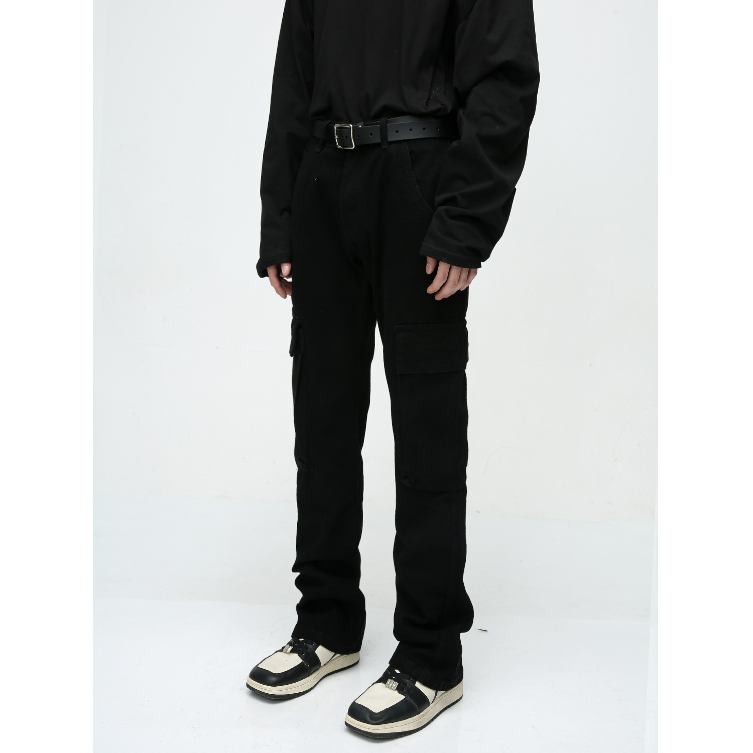 MTLCLOTHESMen's Clothing|Autumn American Vibe Style Multi-Pocket Design Straight Jeans - 2
