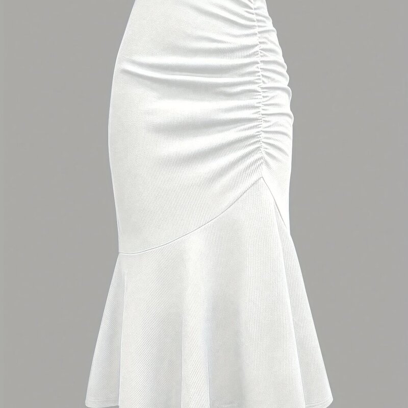 Everyday Comfort Skirt Elegant High Waist Pleatedハイウエストプリーツスカート|undefined