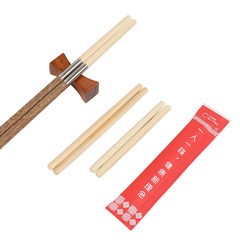Bamboo-punched interchangeable head chopsticks wholesale for hotels and restaurants, one chopstick per person with engraved LOGO, disposable hot pot chopsticks
