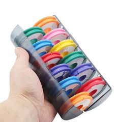 ラウンド厚みのあるシリコンメインラインボックス多機能軸落下防止と耐摩耗性レインボー軸ラインラッピンググループボックス