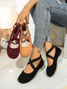 W 55101 Flat Round Toe Casual Women's Shoes �A�^ƽ��ŮЬ