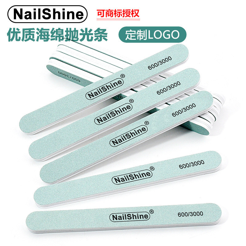 Double-sided manicure polishing strip sponge rubbing strip nail special polishing strip silver stick stationery tools wholesale Double-sided manicure polishing strip sponge rubbing strip nail special polishing strip silver stick stationery tools wholesale