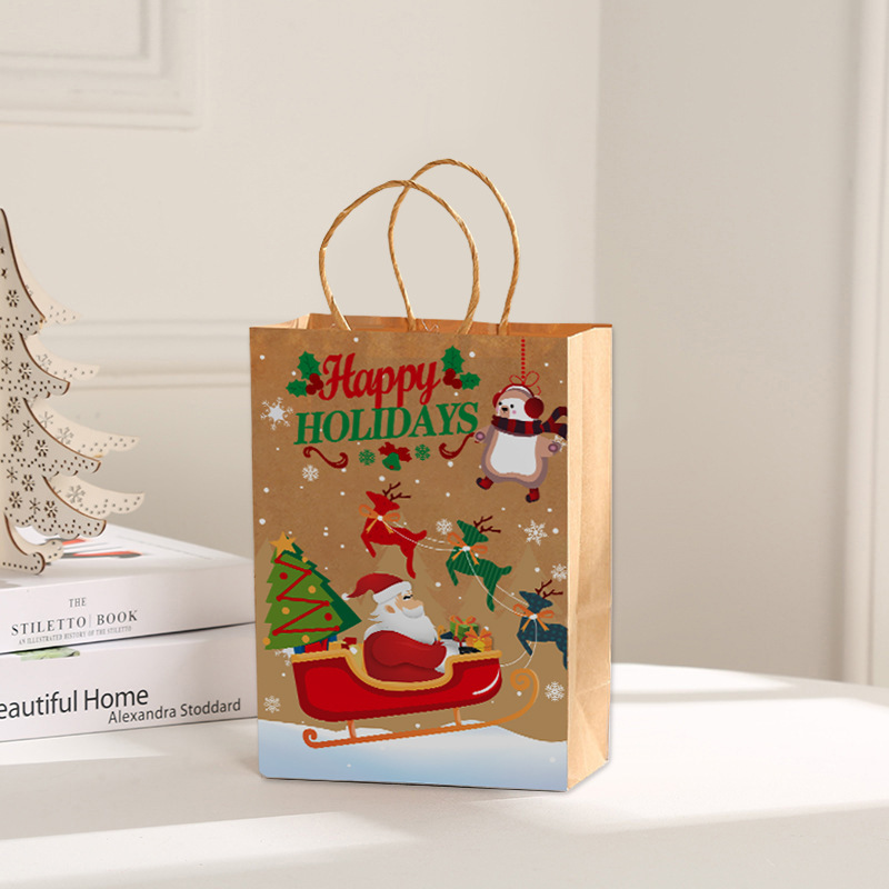 クリスマスパーティーのギフトバッグサンタクロースのギフト包装ハンドバッグクリスマスイブクリスマスキャンディー包装袋|undefined