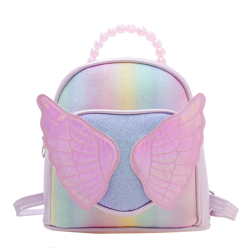 Cartoon kindergarten lindas mochila de estudiantes nueva mochila de chicas de sequillas de moda perla mochila portátil para niños