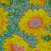 向日葵花朵装饰壁画 手工DIY绷框钻石画 3d带框钻石画 钻石贴钻画