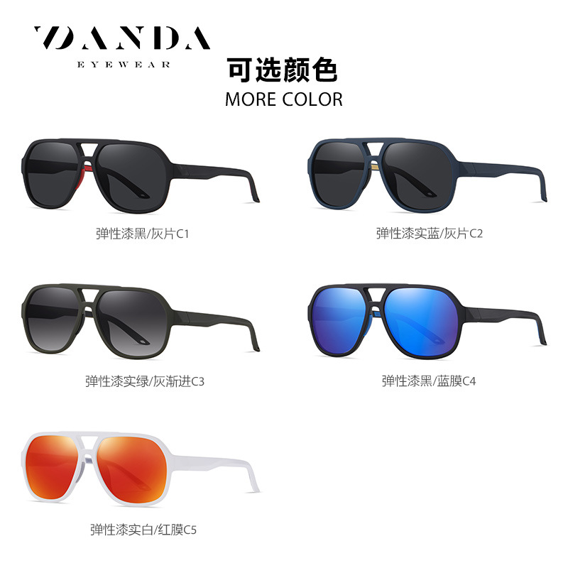 Spot al por mayor polarizador S11111 Goma antideslizante TR Gafas de sol para hombres Pesca al aire libre Gafas de sol polarizadas