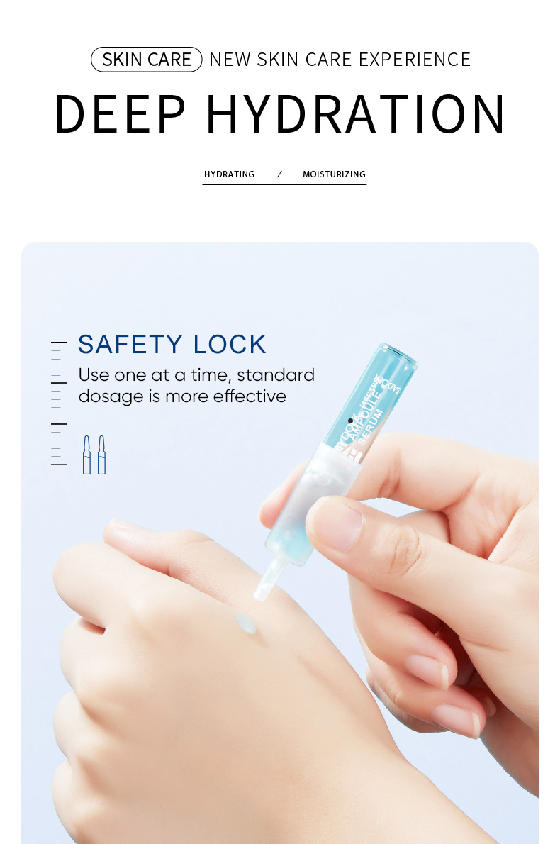 SADOER hyaluronic acid moisturizing ampoule essence cross-border export factory direct sales