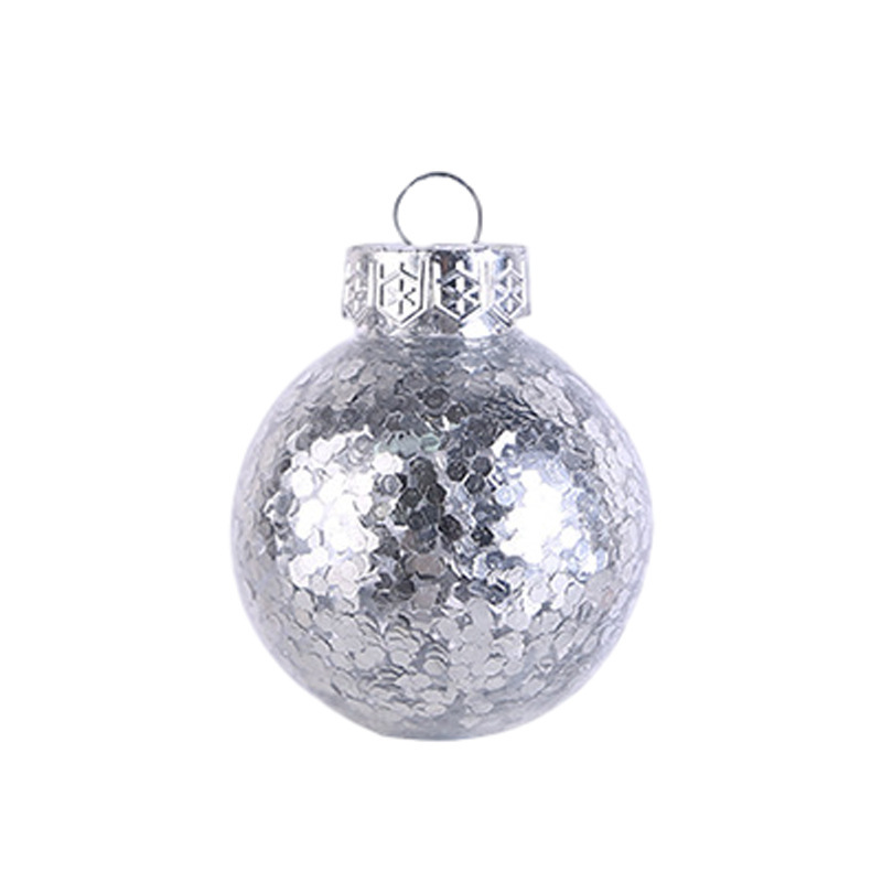 国境を越えた新しいクリスマスボール6cmクリスマスツリー装飾メッキプラスチックボール異形彩色クリスマスボールセットストラップ|undefined