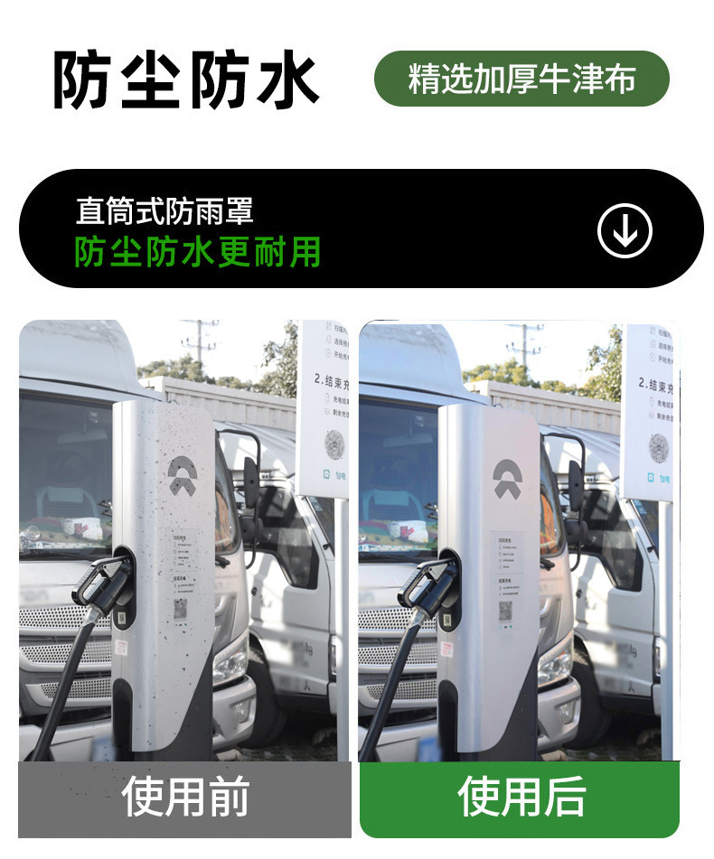 New Energy Vehicle Charging Rain Cover, Charging Car Rain Shield, Charging Port Protective Cover, Charging Gun Waterproof Cover, Thickened