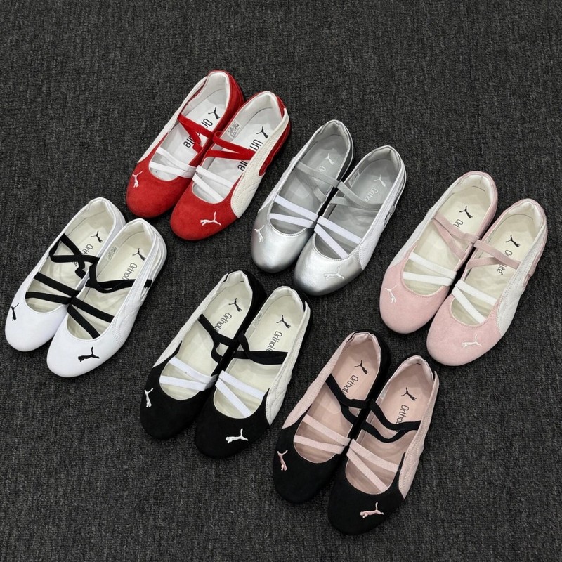 12-Color Cross-Border Exclusive Putian Shoes Pm Women's Speedcat Ballet Shoes Summer Versatile Mary Jane Thin Sole Shoes 12-Color Cross-Border Exclusive Putian Shoes Pm Women's Speedcat Ballet Shoes Summer Versatile Mary Jane Thin Sole Shoes