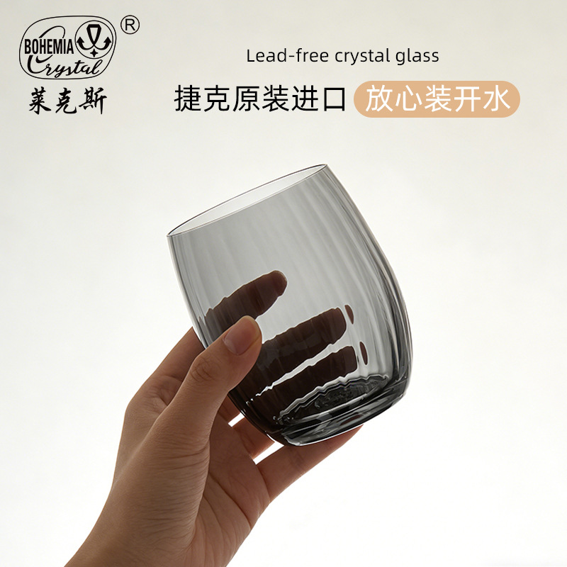 Nuevo vidrio de cristal de alto valor facial, taza de agua doméstica de gran capacidad, taza de alta calidad, taza de cristal resistente a alta temperatura image 1