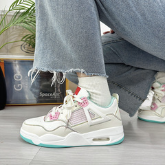 高顏值厚底增高夏季氣墊板鞋女ins潮2023新款超火百搭休閒小白鞋