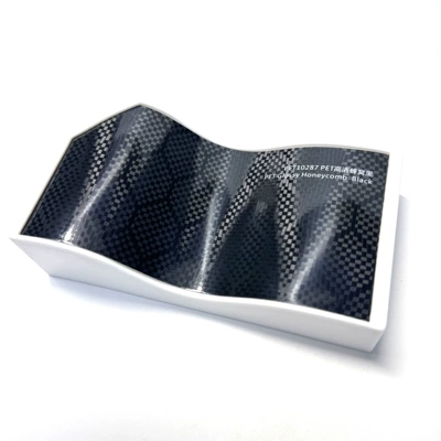 Cross-Border Export Automotive Pet Matte Auto Color Change Film - pet-high-definition-honeycomb-black-152m17mroll-supports-slitting
