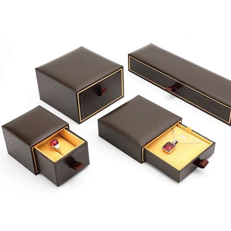 包装盒首饰红色珠宝盒首饰盒黑色饰品盒戒指盒手镯盒项链批发直销