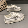 Small white shoes, footwear, mesh universal sneakers, sports shoes for leisure, trend of season, internet celebrity