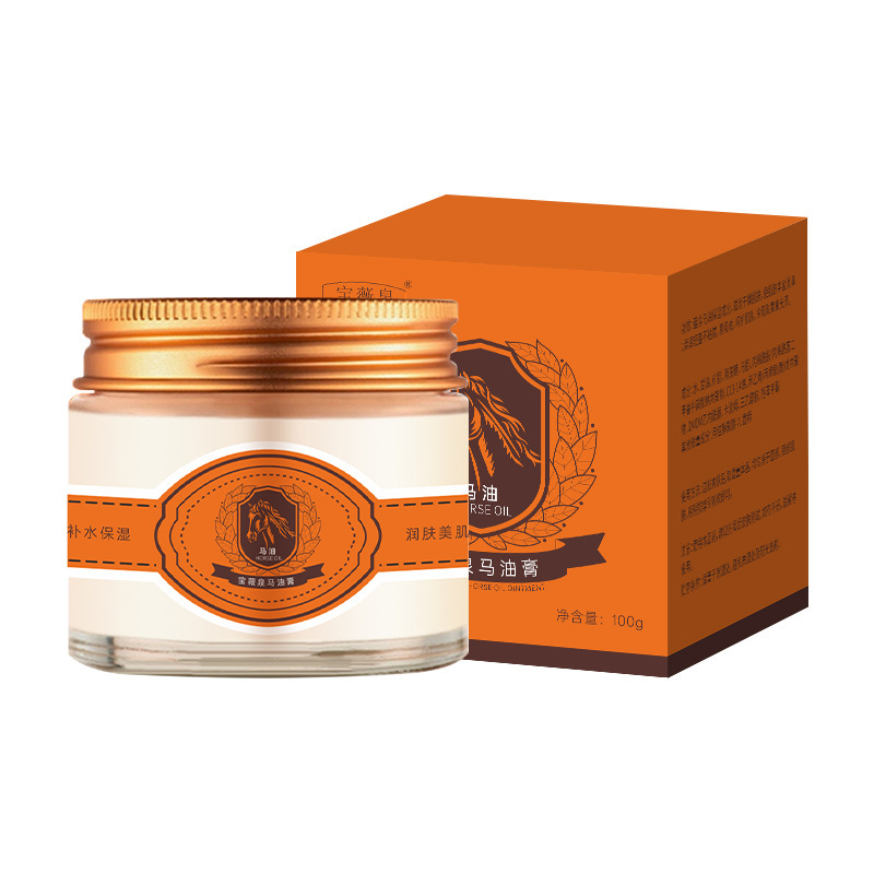 Baojiquan aceite de caballo crema humectante para mejorar la piel seca, rejuvenecer, hidratar, calentar y cuidar fabricante
