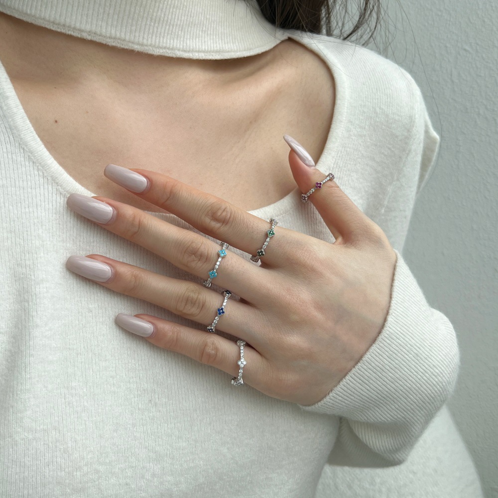 5g Weight Vacuum Plating Gold Plating Process Zircon Inlay Material Rings Classification 1 Piece Quantity Casual Occasion 925 Sterling Silver Material U Shape Pattern Women's Gender Plating Design Simple Style Style 925 Sterling Silver Zircon U Shape Rings 无