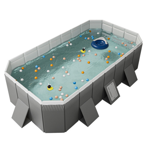Huanqi free inflatable swimming pool for children swimming outdoor home indoor folding large family clip net bracket pool