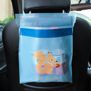 In stock wholesale disposable self-adhesive hanging thickened storage device small size adhesive car garbage bag