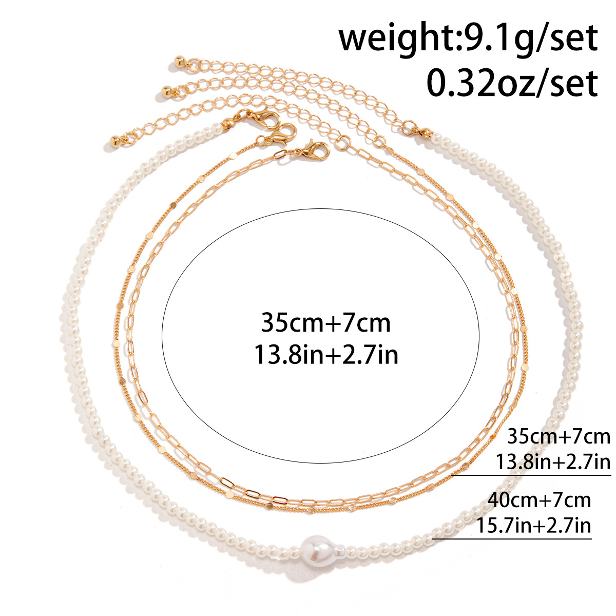 Wholesale Jewelry Lady Modern Style Classic Style Geometric Alloy Iron Copper Artificial Pearls Plating Inlay Pendant Necklace display picture 30