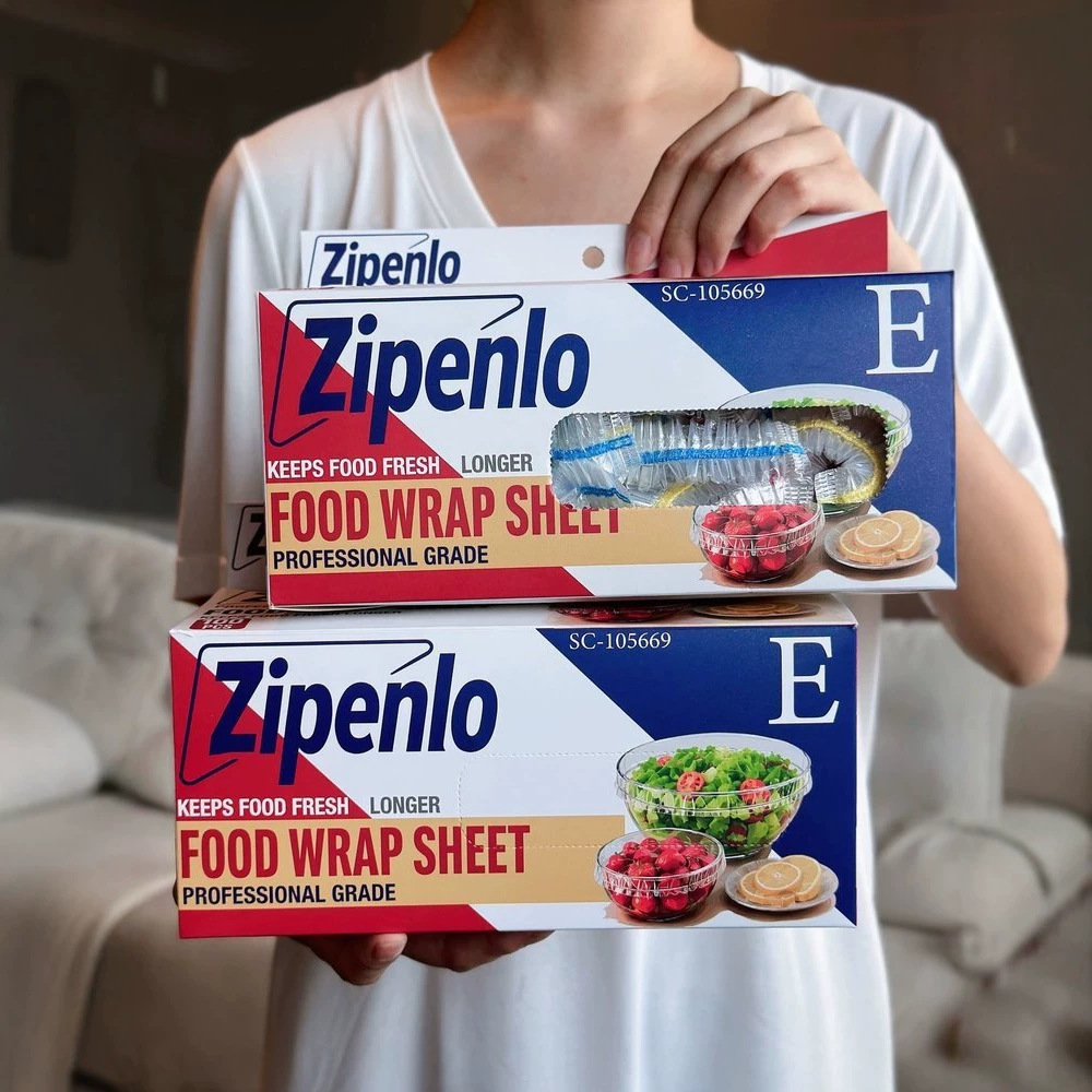 Zipenlo 高压一次性保鲜膜套食品级家用保鲜罩弹力伸缩批发代发