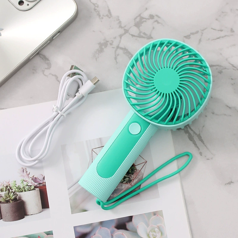 Cartoon small handheld travel table air fan, new collection