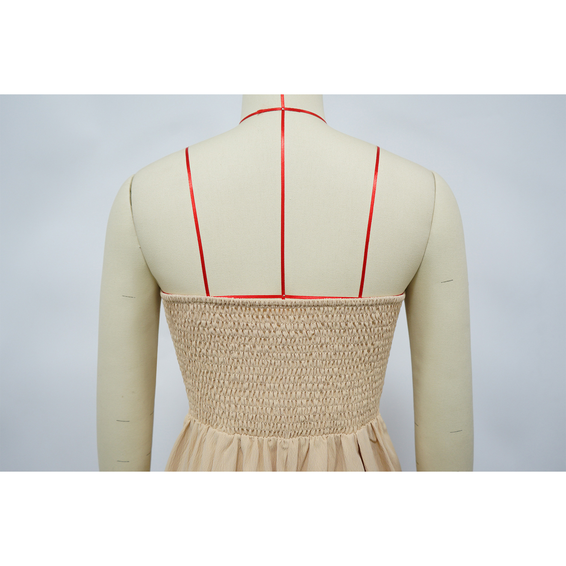 Sexy Damen-Jumpsuit mit Bandeau-Ausschnitt, einfarbig, Sommer, Neu, Direktvertrieb_voghion.com