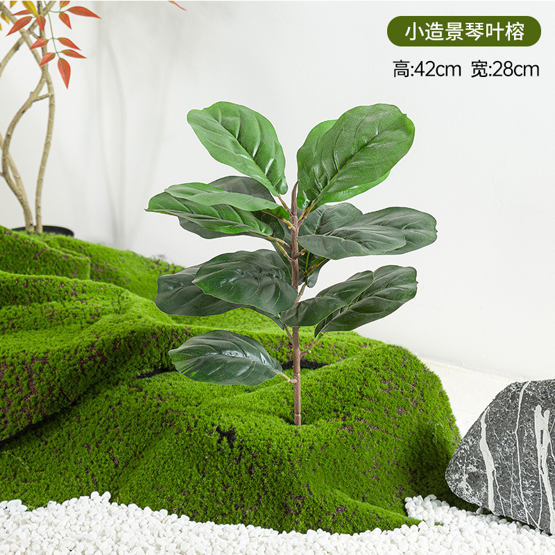 Simulación de plantación y paisajismo verde, materiales de distribución pequeños de todo uso, materiales auxiliares, arreglos florales, helechos, césped falso, decoración de plantas pequeñas, decoración de paisaje image 26