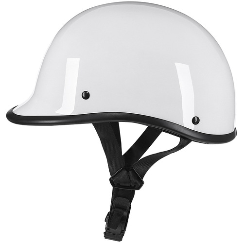 American Retro Motorcycle Half Helmet Men Electric Motorcycle Helmet Half-Domed Harley Helmet Women Safety Hat Carbon Fiber