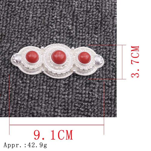 Tibetan Tibetan clothing belt accessory pendant waist chain accessory accessory Tibetan silver semi-finished DIY decoration accessory