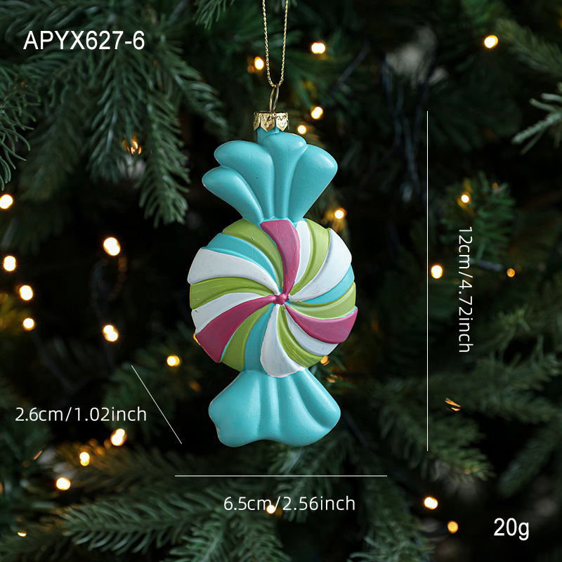 Transfronterizo nuevo plástico macarón adorable niña colgante pintado de color colgante decoración de ventana del árbol de Navidad colgante
