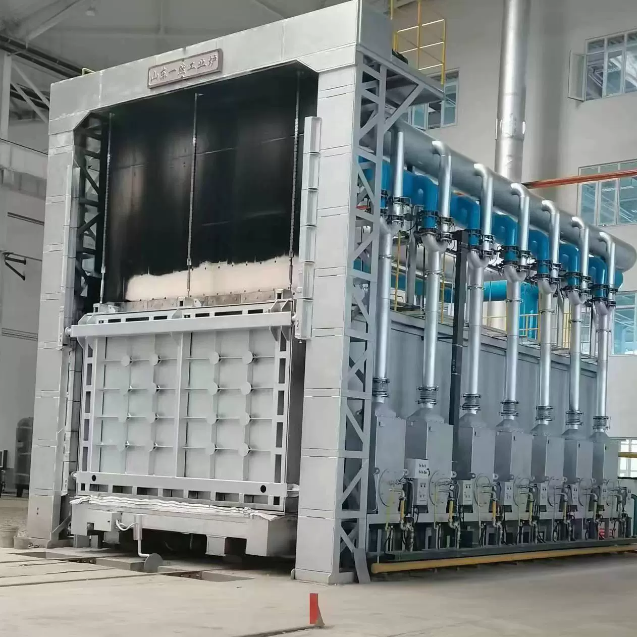 山东一然天然气工业炉厂家台车式热处理炉锻造加热炉价格