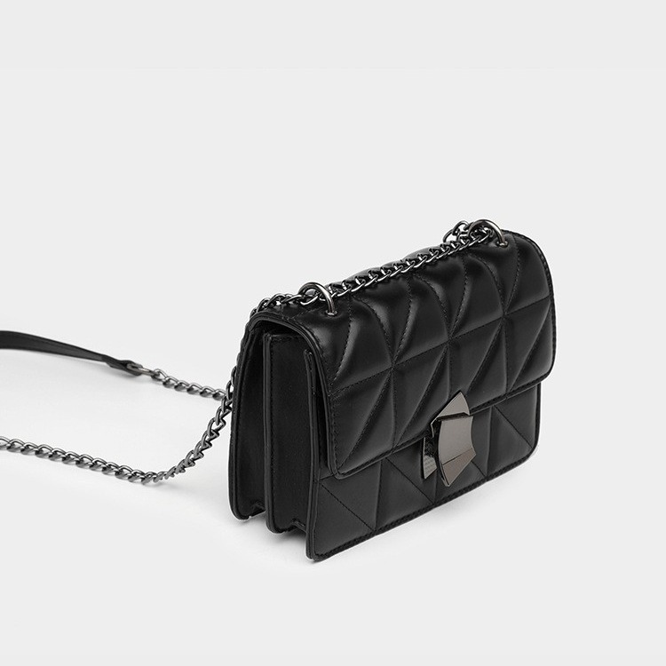 Damen echte Kette Tasche Damen Mode Schulter Messenger Bag Mini Tasche_voghion.com