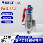 WOW定制安全阀A28H-16C弹簧式带手柄安全阀蒸汽锅炉管道泄压阀