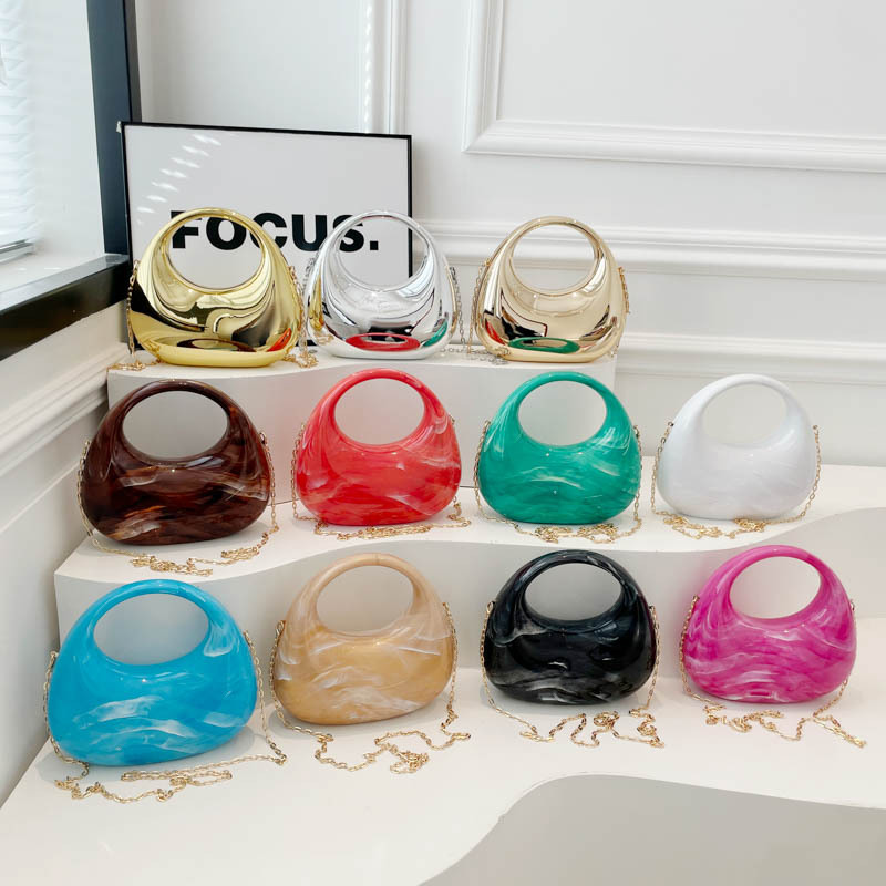 Acryl Abendtasche Für Damen Elegante Schultertasche Handtasche_voghion.com