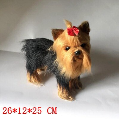 直销仿真动物仿真西施犬摆件博美犬模型毛绒玩具狗狗模型卡通宠物|ms