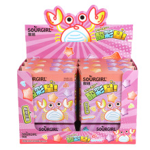 酸妞酸彩星酸皮软糖32gx8个盒装