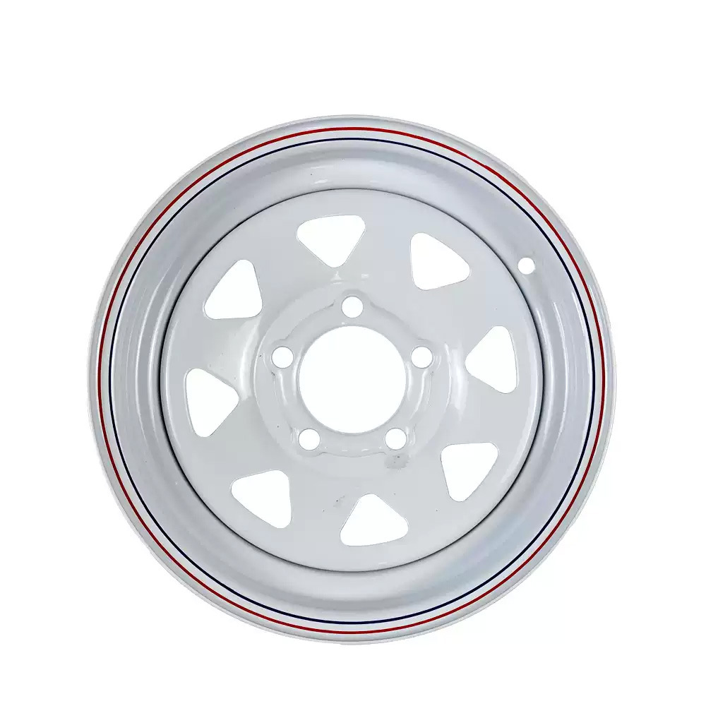 Trailer Steel Rim Hub 12-Inch 13inch 14inch 15inch 16inch Trailer and Rv Accessories Powder-Coated Hot-Dip Galvanized Chrome-Plated
