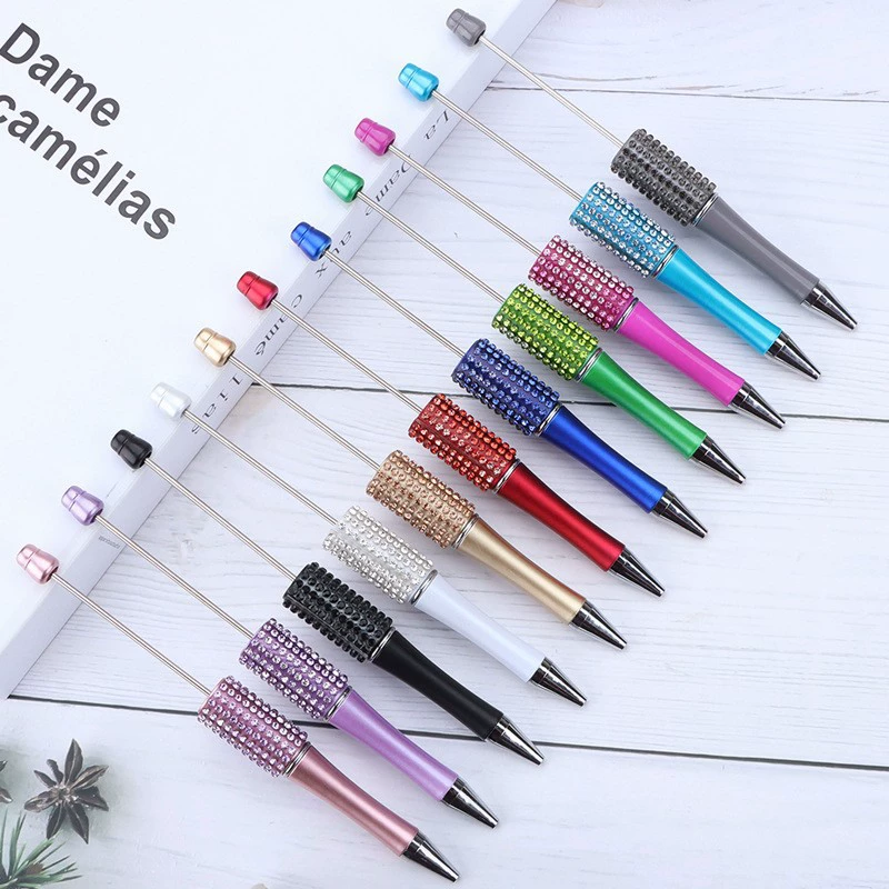 Diamond multicoloured rollerball pen, plastic ballpoint pen, gift box, DIY, Birthday gift, wholesale