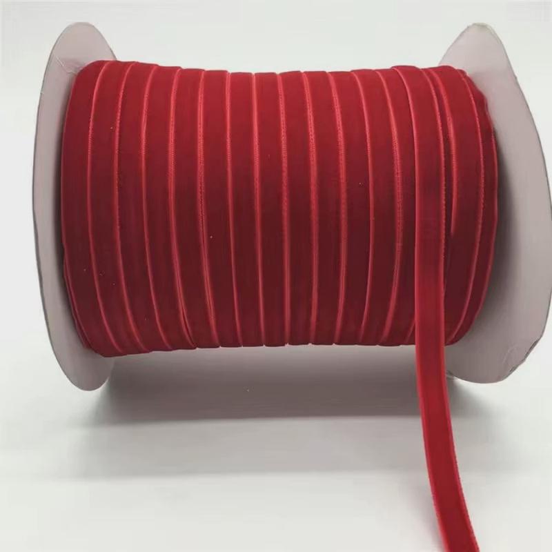 Cinta de Terciopelo de 6-38 mm para Decoración de Bodas y Fiestas, Regalo Hecho a Mano